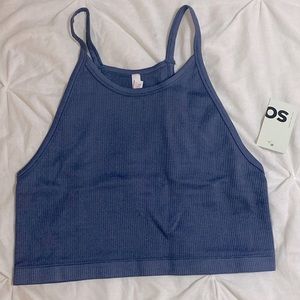 Ribbed fitted crop top